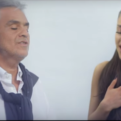 Andrea Bocelli tekur dúett með Ariana Grande … svo fallegt