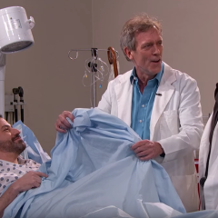 George Clooney og Hugh Laurie fara á kostum… alveg hrikalega fyndið